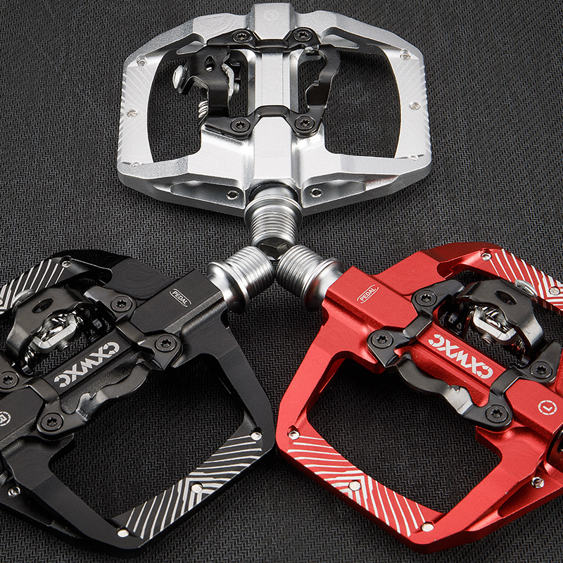 GIYO CX-159 MTB pedale, aluminijska legura, ležajevi, zaključavajuće/plosate pedale, prilagodba dostupna