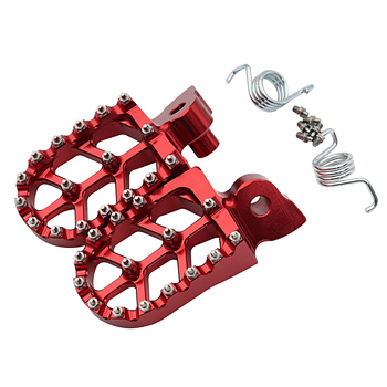 SPZ Predné pedále pre off-road motocykle, hliníková zliatina, elektroplátovaný povrch, vlastné spracovanie