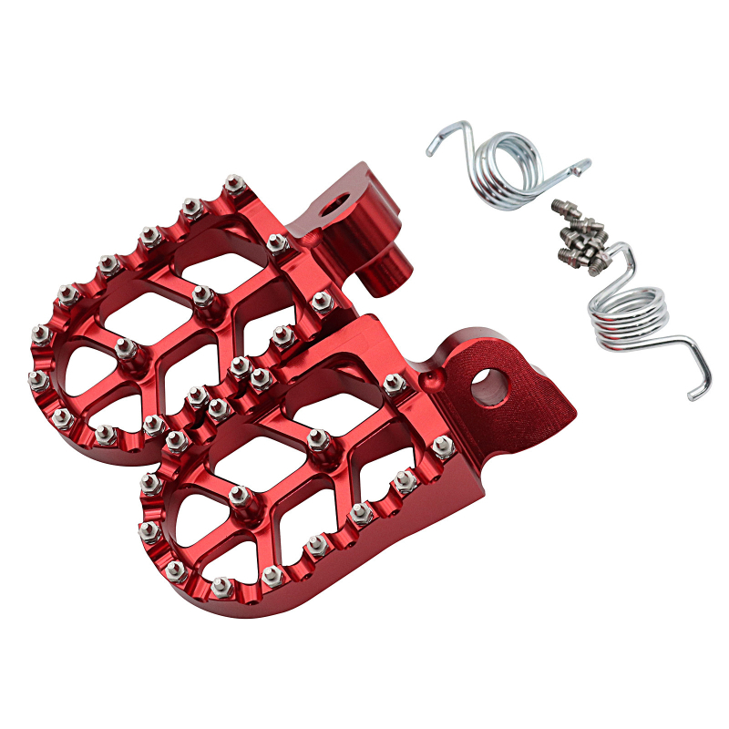 SPZ Predné pedále pre off-road motocykle, hliníková zliatina, elektroplátovaný povrch, vlastné spracovanie