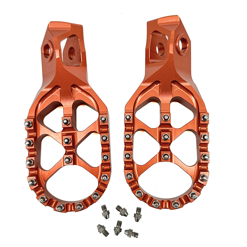 Predné pedálky pre off-road motocykle, CNC kovové pedály, značka Tmqwag, kompatibilné modely Hengjian s 0.25kg punch 250, Typ pedálu: Predný, Povrchová úprava: elektroplating