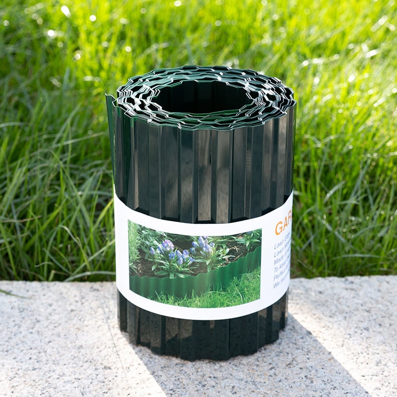 TSX plastični vrtni ograda, ravna ugradnja u zemlju, rub travnjaka, vrtna dekoracija