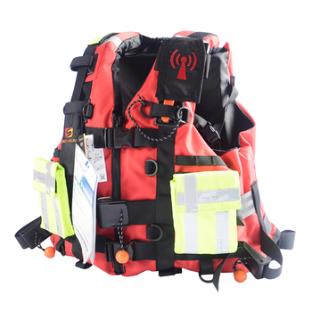 Prsluk za spašavanje za brze vode, 150N, model Y08, s velikim džepom, teški spašavanje