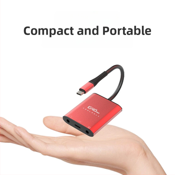 Digitálny zvukový konvertor G40 Pro pre zariadenia Apple a USB-C, Live No.1, stereo nahrávanie, nabíjanie