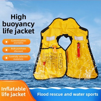 Nafukacijski prsluk za spašavanje, ručno napuhavanje, za čamce i ribolov, prijenosni, za odrasle