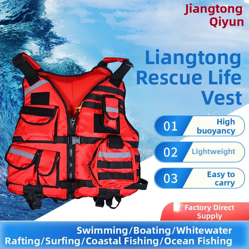 Spasiva prsluk Start, model Blue Sky Rescue Life Jacket, visoka plutačnost, prenosno, prilagodljivo