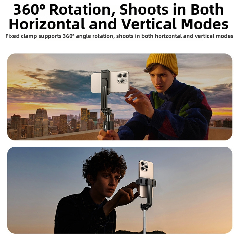 Yesido Bluetooth selfie tyč tripod, nerezová oceľ, mini prenášateľný držiak na telefón, diaľkové ovládanie