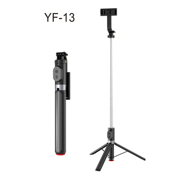 YF-13 Selfie štap s Bluetoothom, stabilizacija slike, teleskopijski stativ, aluminijska legura, otvaranje jednim dodirom