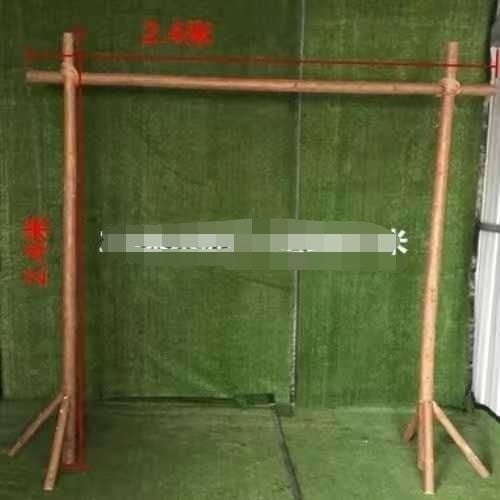 Сватбена арка с дървена рамка за открита употреба, украса за зона за посрещане и подиум, дървен квадратен държач за врата, тюл тъкан (Случай: Сватба; Внос: Не; Обработка и персонализация: Не; Бранд: Друг; Пакет: Друг)