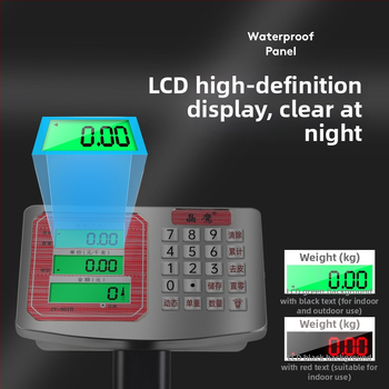 Crystal Eagle elektronická platformová váha na oceňovanie, 300 kg kapacita, elektronické meranie, sieťové napájanie