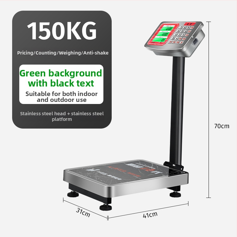 Crystal Eagle elektronická platformová váha na oceňovanie, 300 kg kapacita, elektronické meranie, sieťové napájanie