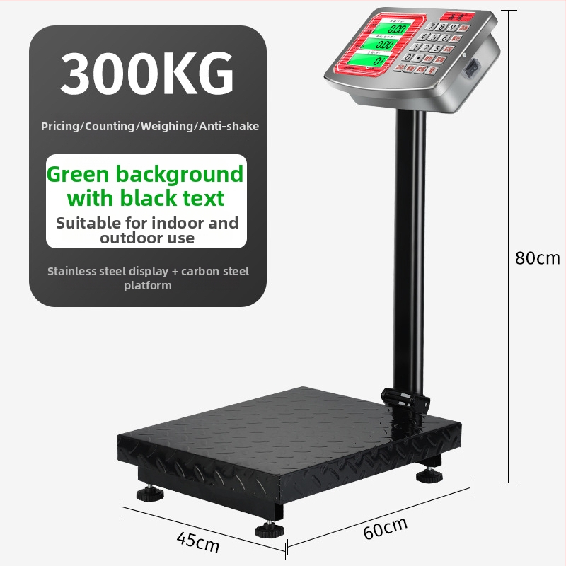 Crystal Eagle elektronická platformová váha na oceňovanie, 300 kg kapacita, elektronické meranie, sieťové napájanie