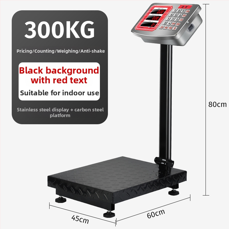 Crystal Eagle elektronická platformová váha na oceňovanie, 300 kg kapacita, elektronické meranie, sieťové napájanie