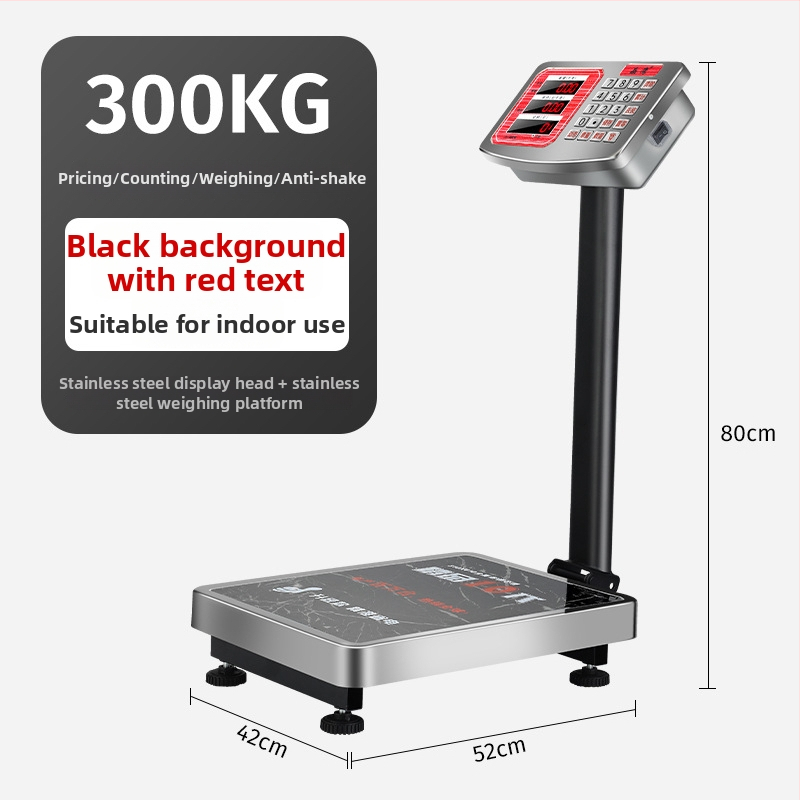 Crystal Eagle elektronická platformová váha na oceňovanie, 300 kg kapacita, elektronické meranie, sieťové napájanie