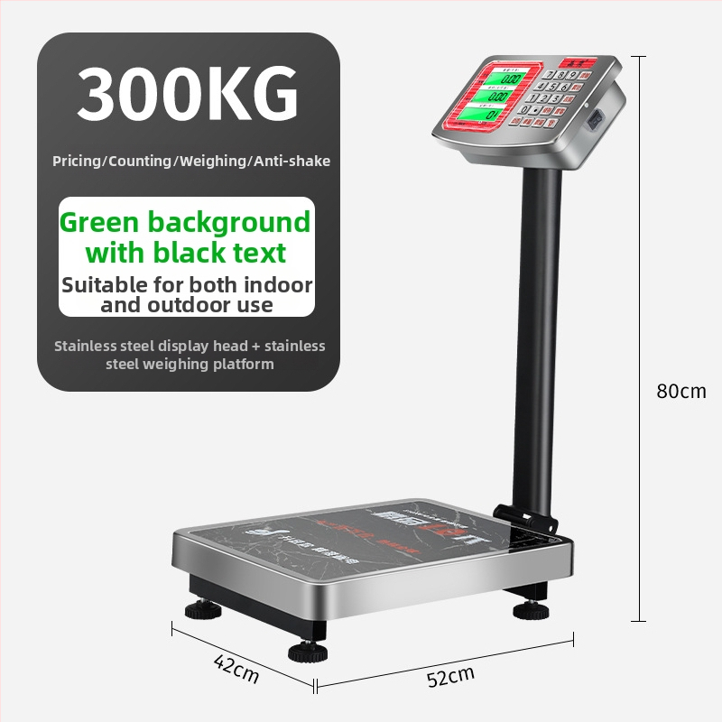 Crystal Eagle elektronická platformová váha na oceňovanie, 300 kg kapacita, elektronické meranie, sieťové napájanie