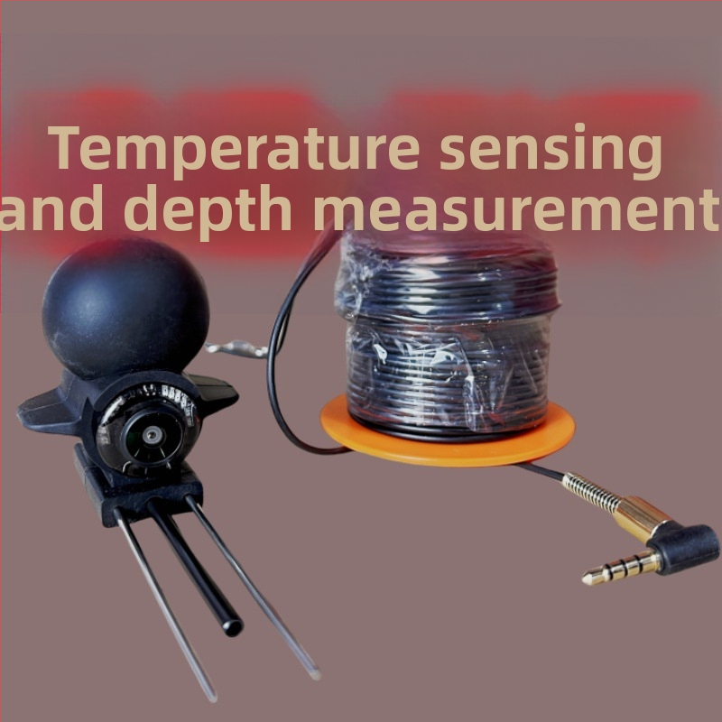 Rybársky sonar s HD displejom a podvodným zobrazením, hĺbka 0,6–30 m, dobíjateľná batéria