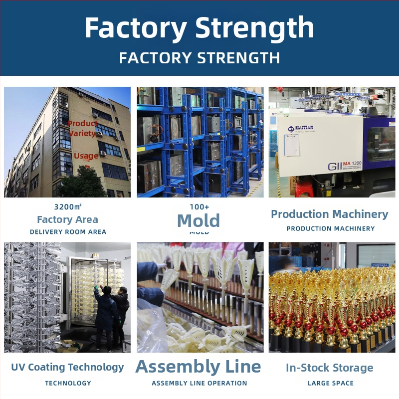 Trofej s tromi stĺpcami z plastu, vysokej kvality, s potlačou loga, hmotnosť 1,51 kg, prispôsobiteľný, určený pre ocenenia a pamätné dary
