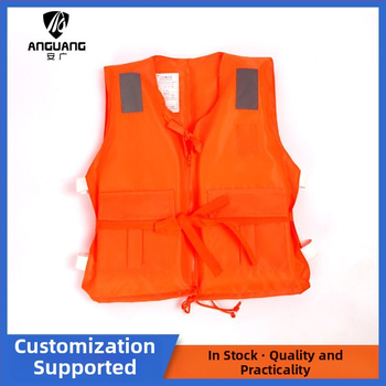 Životný vest s vreckom na zips, elastický pás, Oxford pena, Qi Jin, model -86-3