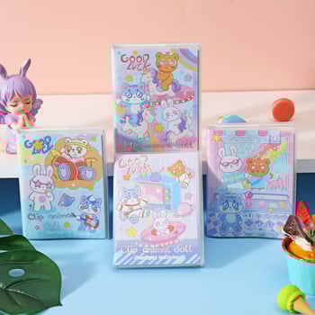 Prijenosna bilježnica s gumiranim kućištem, 76 stranica, 80 g papir offset, prilagodljiv model