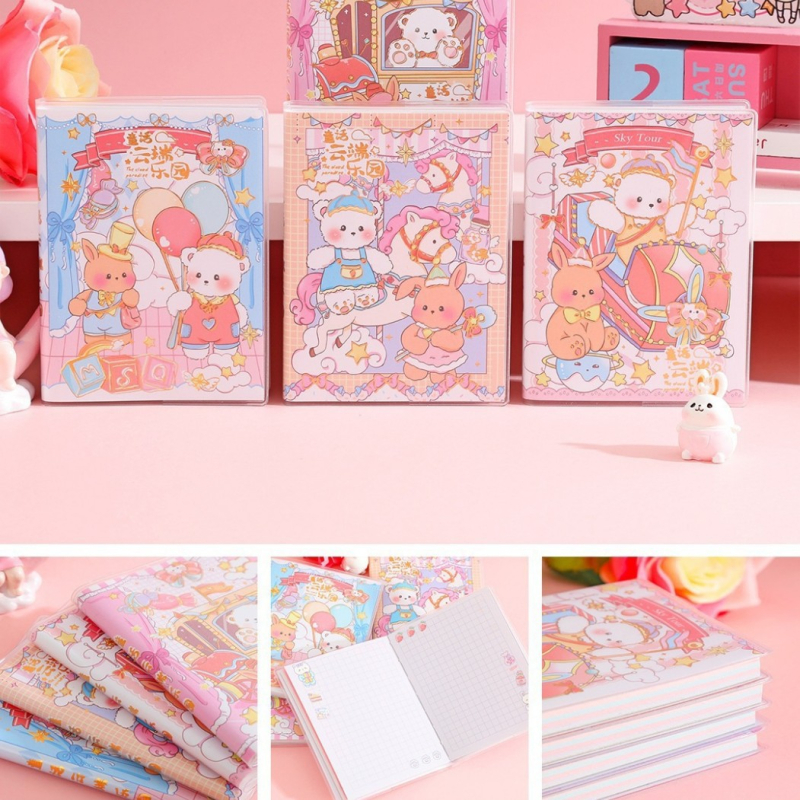 Prijenosna bilježnica s gumiranim kućištem, 76 stranica, 80 g papir offset, prilagodljiv model