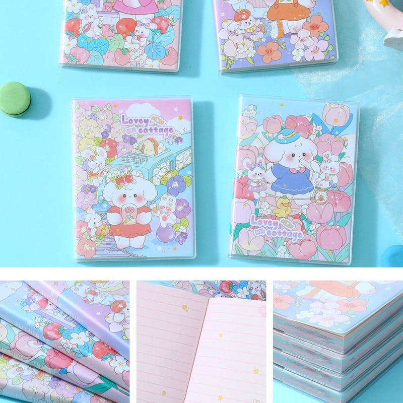 Prijenosna bilježnica s gumiranim kućištem, 76 stranica, 80 g papir offset, prilagodljiv model