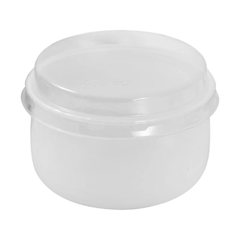 Karamel puding čašica, otporna na visoke temperature jednokratna plastična šalica s poklopcem, uključuje vilicu i žlicu, za pakiranje deserata, PP plast, s logotipom