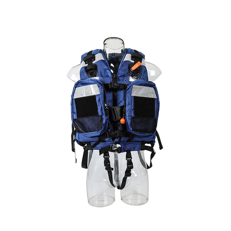 Záchranná vesta na divokú vodu, ťažká, s veľkým golierom, vysoká plávajúca sila — Yezhou, model Rapids Heavy-Duty Large Collar Life Jacket