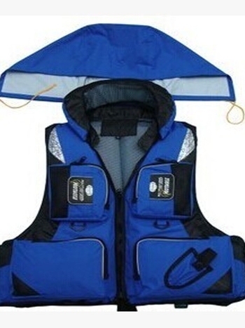 PROTACKLE Horgászmentőmellény, oxford anyag, 6 zsebbel, levehető, nagy felhajtóerő, modell CT-1108