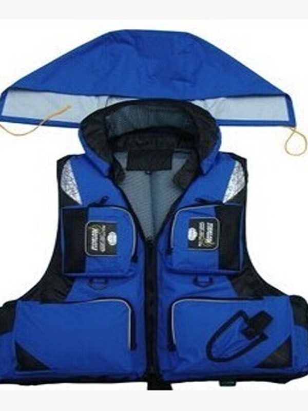 PROTACKLE Horgászmentőmellény, oxford anyag, 6 zsebbel, levehető, nagy felhajtóerő, modell CT-1108