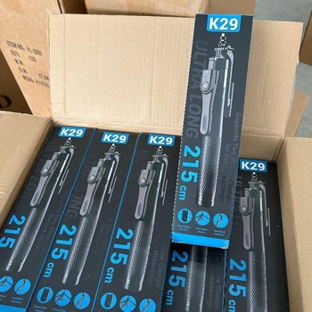 K29 Bluetooth Selfie Štip s aluminijskim držačem za fotografije i podni-stativom za prijenos uživo, 500 g