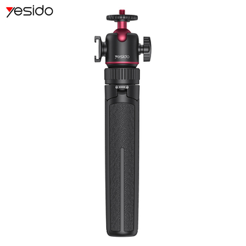 Yesido Selfie Stick Tripod s stabilizacijom slike; materijal PA6 + TPR + aluminijska legura; Bluetooth: Nije podržano