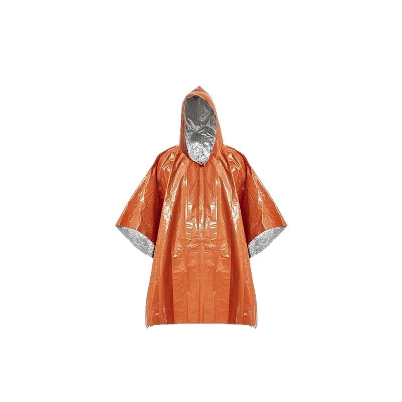 Vanjska hitna izolacijska deka, dvostruka, otporna na vjetar, folijska deka za preživljavanje, model Raincoat