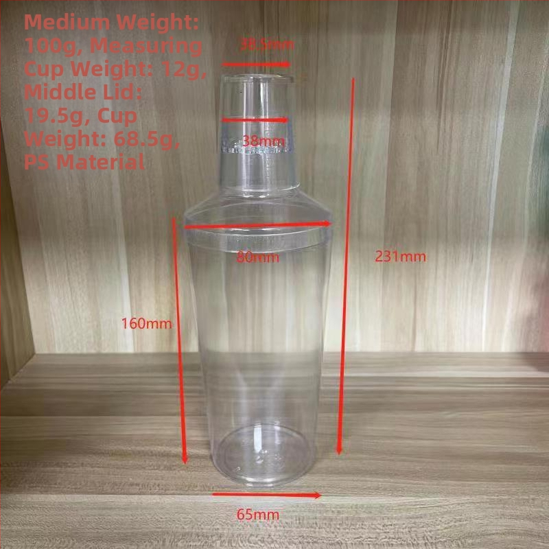 BF model PET shaker cup s poklopcem, označavanje, podrijetlo Taizhou Zhejiang