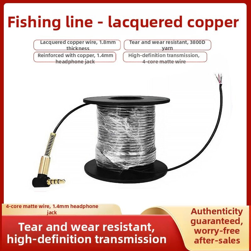 Podvodná ultra jasná rybárska línia s vizuálnou funkciou – štvorjadrová, LiPo napájanie, rozsah hĺbky 0,6–183 m