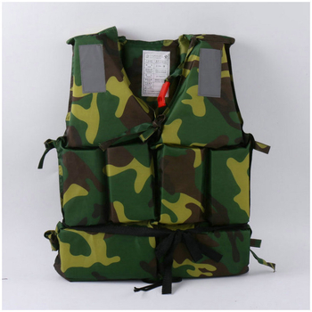 Σωσίβιο από παχυσμένο ύφασμα οξφορντ, διπλής όψης καμουφλάζ, εξωτερική χρήση για ράφτινγκ, Μοντέλο 04, Shui Sen