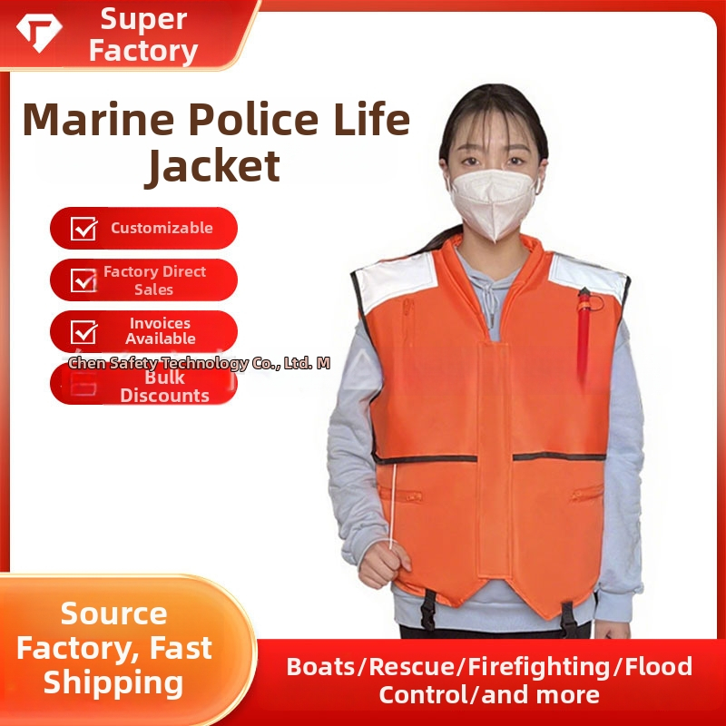 Nafukovacia záchranná vesta pre pobrežnú strážu – pre hasičov a záchranné operácie pri povodni