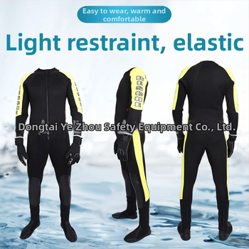 Διασωστικό ένδυμα ύδατος – διαιρούμενος υγρός σωστικός εξοπλισμός με μακριά μανίκια για πλημμύρες, μοντέλο Wet Rescue Equipment