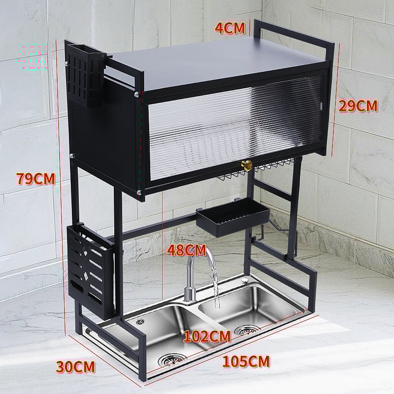 Držač za odvod posuđa za kuhinju — Ugljični čelik, Modern minimalist stil, Marka Hantu