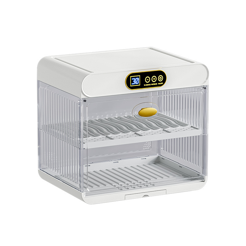 Ormarić za sušenje i sterilizaciju posuđa — kompaktni, sve-u-jednom UV ormarić s poklopcem i odvodnim stalkom; materijal PP+PET, marka Yile, porijeklo Taizhou