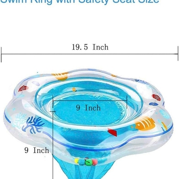 Baba úszó mentőgyűrű kettős légkamrákkal edzéshez, környezetbarát PVC (kettős légkamrák; edzés; környezetbarát PVC)