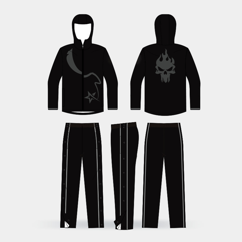 Set trening unisex cu imprimeu digital, glugă, mâneci lungi, geacă și pantaloni, 100% poliester, pentru iarnă, primăvară și toamnă