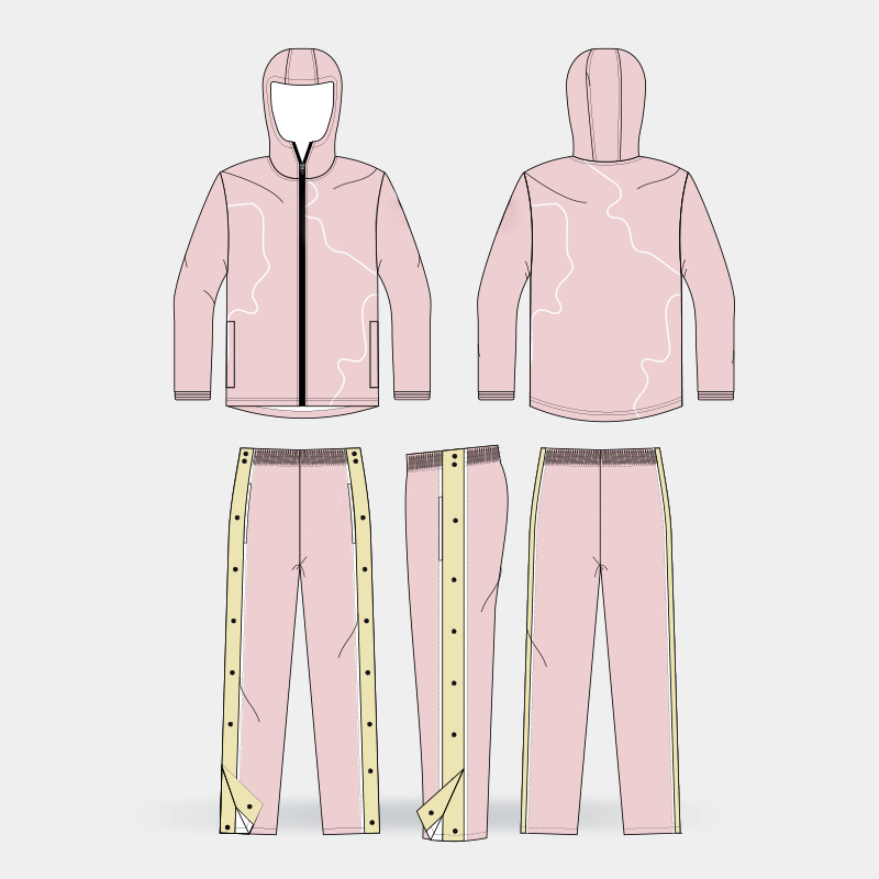 Set trening unisex cu imprimeu digital, glugă, mâneci lungi, geacă și pantaloni, 100% poliester, pentru iarnă, primăvară și toamnă