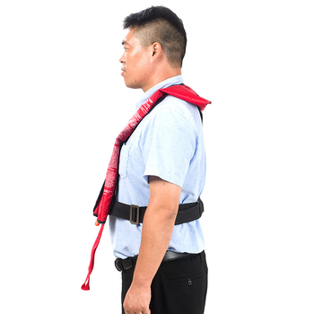 Veste de salvare gonflabilă din TPU pentru lucru, clasă navă, flotabilitate 150N, tip pulover, certificat CCSCE