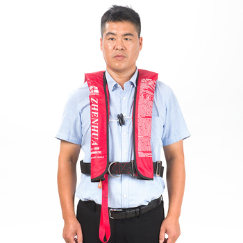 Veste de salvare gonflabilă din TPU pentru lucru, clasă navă, flotabilitate 150N, tip pulover, certificat CCSCE