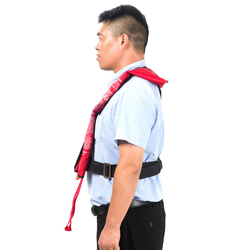 Veste de salvare gonflabilă din TPU pentru lucru, clasă navă, flotabilitate 150N, tip pulover, certificat CCSCE