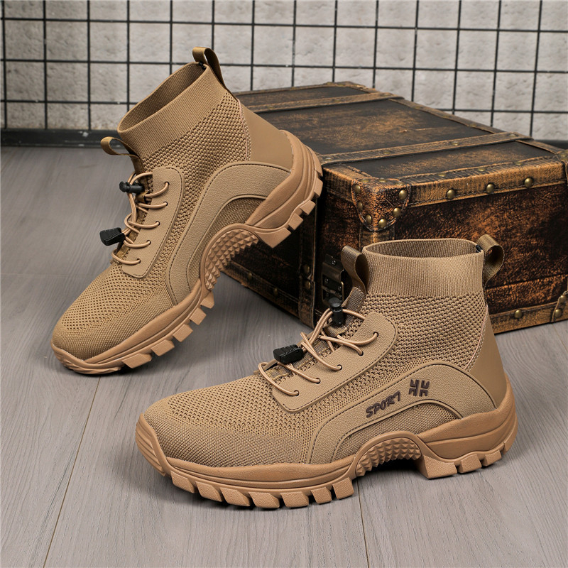 Pantofi de drumeție pentru bărbați, antiderapant și rezistenți, încălțăminte outdoor cu talpă din cauciuc și talpă EVA