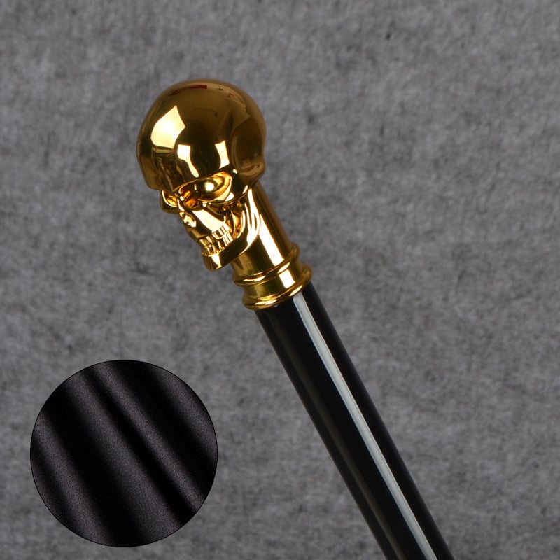 Εξωτερική ομπρέλα γκολφ με καλλιτεχνικό μοτίβο κεφαλής αλόγου, κεφαλής αετού και κρανίου· καμβάς σατέν 210Τ, ράβδοι από ανθρακονήματα, 8 ράβδοι, μακριά λαβή, χειροκίνητο άνοιγμα