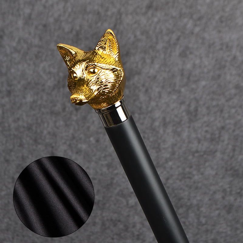 Εξωτερική ομπρέλα γκολφ με καλλιτεχνικό μοτίβο κεφαλής αλόγου, κεφαλής αετού και κρανίου· καμβάς σατέν 210Τ, ράβδοι από ανθρακονήματα, 8 ράβδοι, μακριά λαβή, χειροκίνητο άνοιγμα