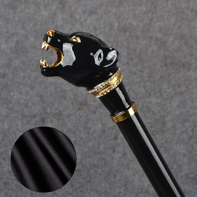 Εξωτερική ομπρέλα γκολφ με καλλιτεχνικό μοτίβο κεφαλής αλόγου, κεφαλής αετού και κρανίου· καμβάς σατέν 210Τ, ράβδοι από ανθρακονήματα, 8 ράβδοι, μακριά λαβή, χειροκίνητο άνοιγμα