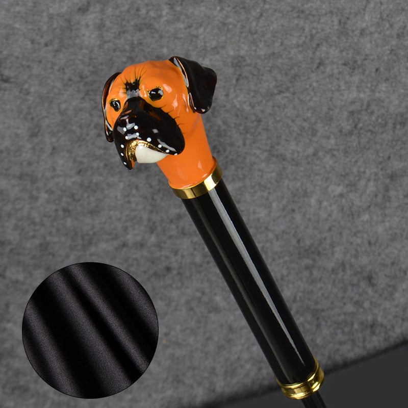 Εξωτερική ομπρέλα γκολφ με καλλιτεχνικό μοτίβο κεφαλής αλόγου, κεφαλής αετού και κρανίου· καμβάς σατέν 210Τ, ράβδοι από ανθρακονήματα, 8 ράβδοι, μακριά λαβή, χειροκίνητο άνοιγμα