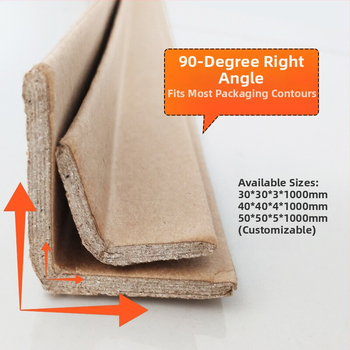 Posilnený L-tvarovaný roh z kraftového papiera